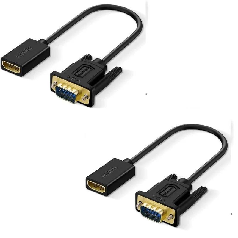 Shuliancable HDMI to VGA , HDMI  to VGA  1080p, TV ƽ,   ȣȯ  (2 )